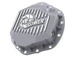 AFE Street Series Rear Differential Cover with Machined Fins; Raw; AAM 11.5/11.8/12.0-14 (19-23 RAM 3500)