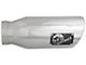 AFE MACH Force-XP 304 Stainless Steel Exhaust Tip; 6-Inch; Polished; Passenger Side (Fits 4-Inch Tailpipe)