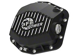 AFE Pro Series Rear Differential Cover with Machined Fins; Black (19-23 Ranger)