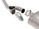 AFE Gemini XV 3-Inch Dual Exhaust System with Polished Tips; Rear Exit (19-24 5.3L Sierra 1500 w/ Factory Dual Exhaust)