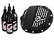 AFE Pro Series Rear Differential Cover with Machined Fins and 75w-90 Gear Oil; Black; AAM 9.5/9.76 (14-25 Sierra 1500)