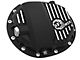 AFE Pro Series Rear Differential Cover with Machined Fins and 75w-90 Gear Oil; Black; AAM 9.5/9.76 (14-25 Sierra 1500)