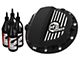 AFE Pro Series Rear Differential Cover with Machined Fins and 75w-90 Gear Oil; Black; GMCH 9.5 (19-24 Sierra 1500)