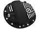 AFE Pro Series Rear Differential Cover with Machined Fins and 75w-90 Gear Oil; Black; GMCH 9.5 (19-24 Sierra 1500)