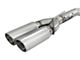 AFE Vulcan Series 3-Inch Dual Exhaust System with Polished Tips; Rear Exit (19-25 5.3L Sierra 1500 w/ Factory Dual Exhaust)