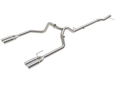 AFE Vulcan Series 3-Inch DPF-Back Dual Exhaust System with Polished Tips; Rear Exit (23-24 3.0L Duramax Sierra 1500)