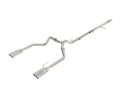 AFE Vulcan Series 3-Inch DPF-Back Dual Exhaust System with Polished Tips; Rear Exit (20-24 3.0L Duramax Sierra 1500)