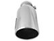 AFE MACH Force-XP 304 Stainless Steel Exhaust Tip; 6-Inch; Polished (Fits 4-Inch Tailpipe)