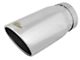 AFE MACH Force-XP 304 Stainless Steel Exhaust Tip; 6-Inch; Polished (Fits 5-Inch Tailpipe)