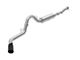 AFE Apollo GT Series 4-Inch Single Exhaust System with Black Tip; Side Exit (20-24 6.6L Gas Sierra 2500 HD)