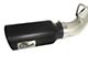 AFE Large Bore-HD 4-Inch DPF-Back Dual Exhaust System with Black Tips; Side Exit (11-16 6.6L Duramax Sierra 2500 HD)