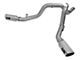 AFE Large Bore-HD 4-Inch DPF-Back Dual Exhaust System with Polished Tips; Side Exit (2016 6.6L Duramax Sierra 2500 HD)