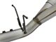 AFE Large Bore-HD 4-Inch DPF-Back Dual Exhaust System with Polished Tips; Side Exit (17-19 6.6L Duramax Sierra 2500 HD)