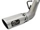 AFE Large Bore-HD 4-Inch DPF-Back Dual Exhaust System with Polished Tips; Side Exit (17-19 6.6L Duramax Sierra 2500 HD)