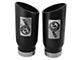 AFE MACH Force-XP 409 Stainless Steel Exhaust Tips; 5-Inch; Black (Fits 4-Inch Tailpipe)