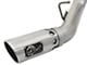 AFE ATLAS 4-Inch DPF-Back Dual Exhaust System with Polished Tips; Side Exit (17-19 6.6L Duramax Sierra 3500 HD)