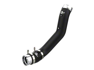 AFE BladeRunner 3.50-Inch Cold Charge Pipe; Black (20-23 6.6L Duramax Sierra 3500 HD)