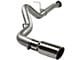 AFE Large Bore-HD 4-Inch DPF-Back Single Exhaust System with Polished Tip; Side Exit (07-10 6.6L Duramax Sierra 3500 HD)