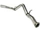 AFE Large Bore-HD 5-Inch DPF-Back Single Exhaust System with Polished Tip; Side Exit (07-10 6.6L Duramax Sierra 3500 HD)