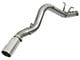 AFE Large Bore-HD 5-Inch DPF-Back Single Exhaust System with Polished Tip; Side Exit (17-19 6.6L Duramax Sierra 3500 HD)