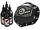 AFE Pro Series Rear Differential Cover with Machined Fins and 75w-90 Gear Oil; Black; AAM 11.5/14 (07-19 Sierra 3500 HD)