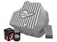 AFE Street Series Extra Deep Engine Oil Pan with Machined Fins; Raw (07-10 6.6L Duramax Sierra 3500 HD)