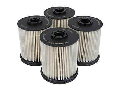 AFE Pro GUARD HD Fuel Filter; Set of Four (20-24 3.0L Duramax Silverado 1500)