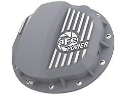 AFE Street Series Rear Differential Cover with Machined Fins; Raw; GMCH 9.5-12 (19-24 Silverado 1500)