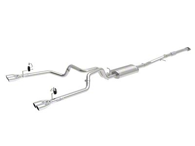 AFE Vulcan Series 3 to 2.50-Inch Dual Exhaust System with Polished Tips; Rear Exit (19-24 2.7L Silverado 1500)