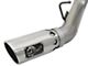 AFE Large Bore-HD 4-Inch DPF-Back Dual Exhaust System with Polished Tips; Side Exit (17-19 6.6L Duramax Silverado 2500 HD)