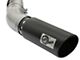 AFE Large Bore-HD 5-Inch DPF-Back Single Exhaust System with Black Tip; Side Exit (17-19 6.6L Duramax Silverado 2500 HD)