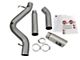 AFE Large Bore-HD 5-Inch DPF-Back Single Exhaust System with Polished Tip; Side Exit (2016 6.6L Duramax Silverado 2500 HD)