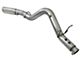 AFE Large Bore-HD 5-Inch DPF-Back Single Exhaust System with Polished Tip; Side Exit (17-19 6.6L Duramax Silverado 2500 HD)