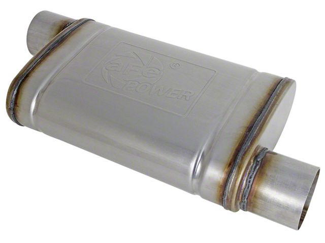 AFE MACH Force-XP Muffler; 3-Inch Inlet/3-Inch Outlet (Universal; Some Adaptation May Be Required)