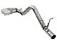 AFE Rebel XD Series 4-Inch DPF-Back Single Exhaust System with Polished Tips; Side Exit (17-19 6.6L Duramax Silverado 2500 HD)