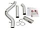 AFE ATLAS 5-Inch DPF-Back Single Exhaust System with Polished Tip; Side Exit (2016 6.6L Duramax Silverado 3500 HD)