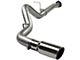 AFE Large Bore-HD 4-Inch DPF-Back Single Exhaust System with Polished Tip; Side Exit (07-10 6.6L Duramax Silverado 3500 HD)