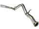 AFE Large Bore-HD 5-Inch DPF-Back Single Exhaust System with Polished Tip; Side Exit (07-10 6.6L Duramax Silverado 3500 HD)