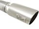 AFE Large Bore-HD 5-Inch DPF-Back Single Exhaust System with Polished Tip; Side Exit (07-10 6.6L Duramax Silverado 3500 HD)