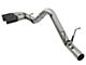 AFE Rebel XD Series 4-Inch DPF-Back Single Exhaust System with Black Tips; Side Exit (17-19 6.6L Duramax Silverado 3500 HD)