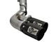 AFE Rebel XD Series 4-Inch DPF-Back Single Exhaust System with Black Tips; Side Exit (17-19 6.6L Duramax Silverado 3500 HD)