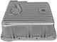 AFE Street Series Transmission Pan with Machined Fins; Raw (07-19 6.6L Duramax Silverado 3500 HD)