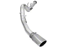 AFE ATLAS 5-Inch DPF-Back Single Exhaust System with Polished Tip; Side Exit (15-16 6.7L Powerstroke F-250 Super Duty)