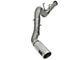 AFE Large Bore-HD 5-Inch DPF-Back Single Exhaust System with Polished Tip; Side Exit (17-22 6.7L Powerstroke F-250 Super Duty)