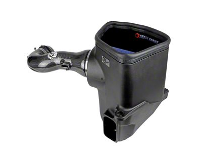 AFE Track Series Cold Air Intake with Pro 5R Oiled Filter; Carbon Fiber (21-24 V8 Yukon)