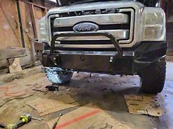 Affordable Offroad Modular Non-Winch Front Bumper; Black (11-16 F-250 Super Duty)