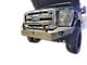 Affordable Offroad Modular Non-Winch Front Bumper with Bull Bar and and LED Lights; Bare Metal (11-16 F-250 Super Duty)