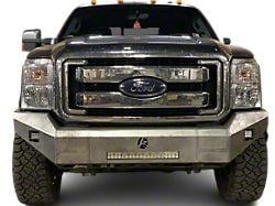 Affordable Offroad Modular Non-Winch Front Bumper with and LED Lights; Black (11-16 F-250 Super Duty)