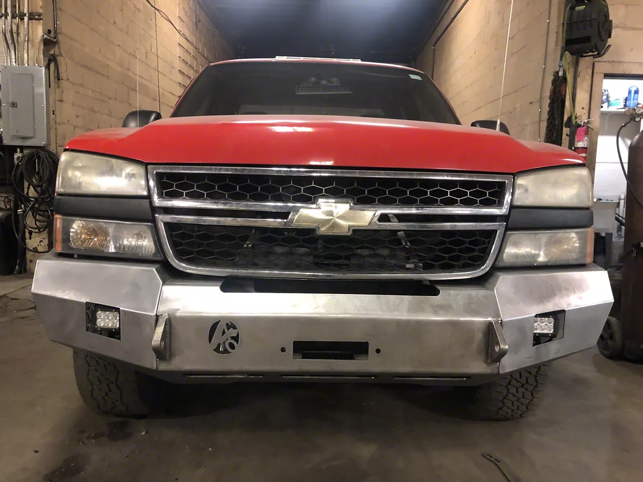 Affordable Offroad Silverado 1500 Modular Winch Front Bumper with ...