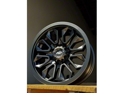 AGP Wheels 304 Matte Black 6-Lug Wheel; 18x9; 18mm Offset (04-08 F-150)